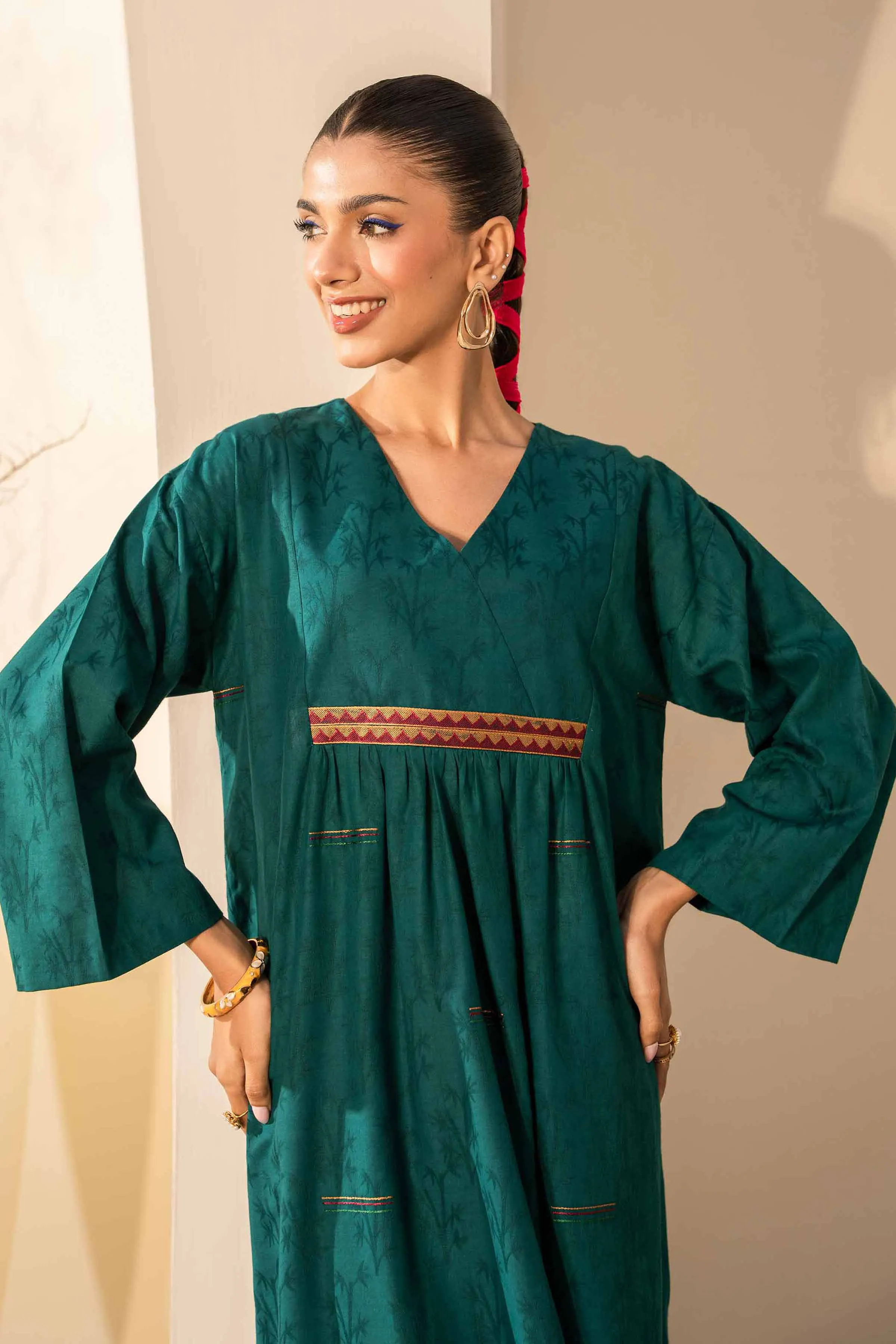 2 Piece - Embroidered Suit - PS24-13