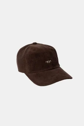  351 BASEBALL CAP CORDUROY EXPRESSO