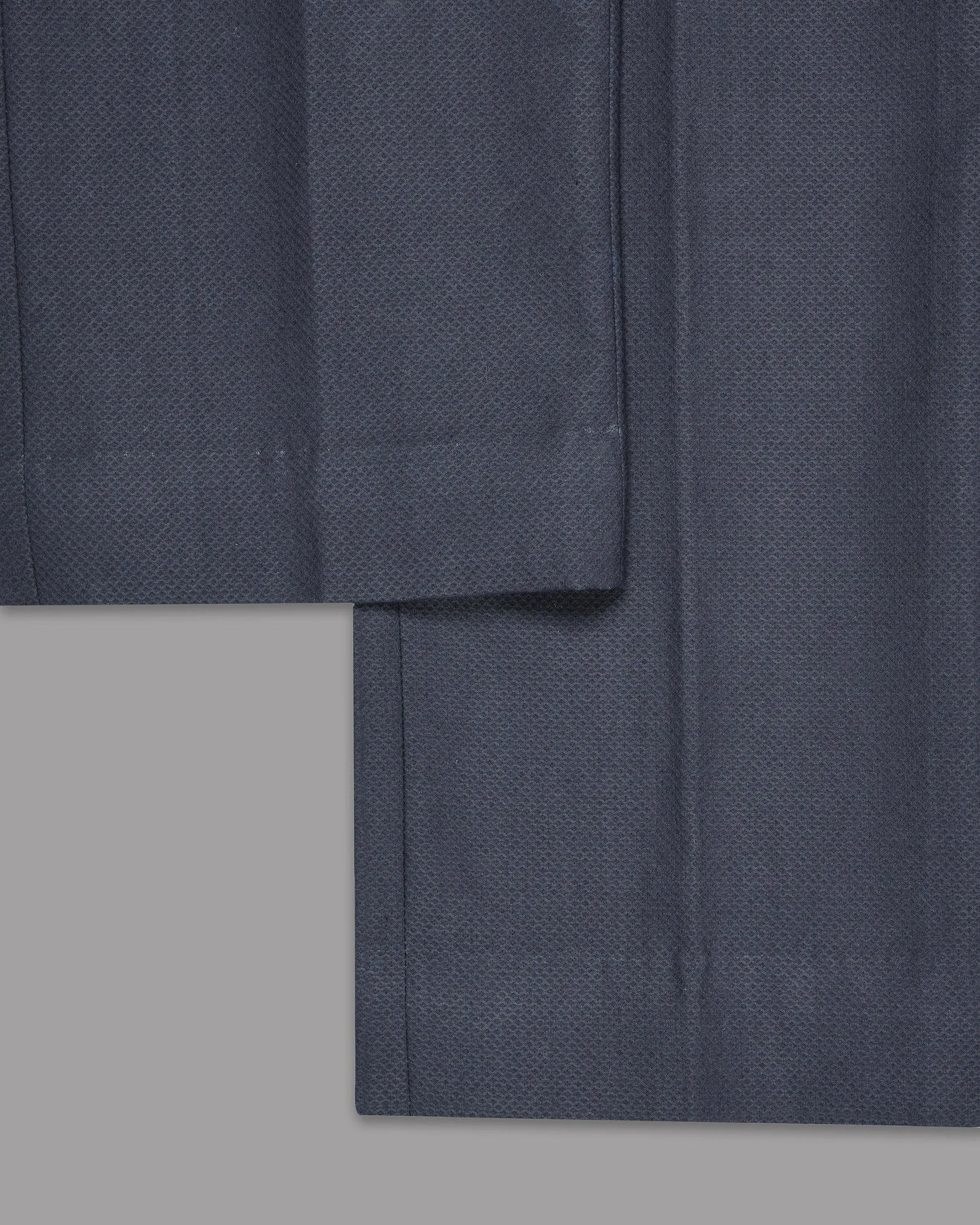 Anchor Grey Textured Cotton Suit