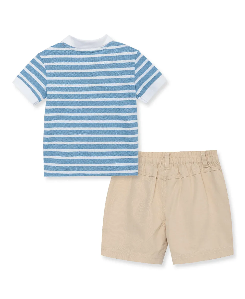 Baseball Polo Short Set