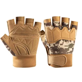 Biking Fitness Half Fingers Tactical Gloves