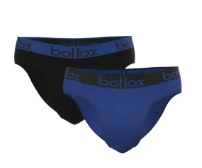 Black & Blue Duo Tone Set - Men's cotton briefs (2 pack)