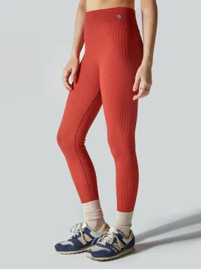 Burnt Orange Seamless Cinched Leggings