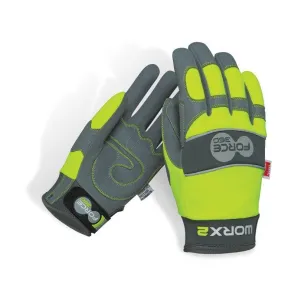 Force360 Worx 2 Original Hi-Vis Mechanics Gloves GWORX2