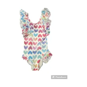 hearts ruffle bathing suit