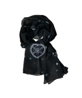 Ladies Chiffon Scarf - Black