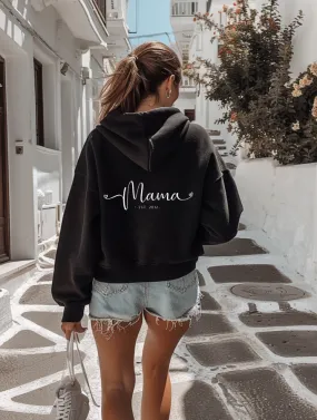 MAMA HOODIE - BLACK