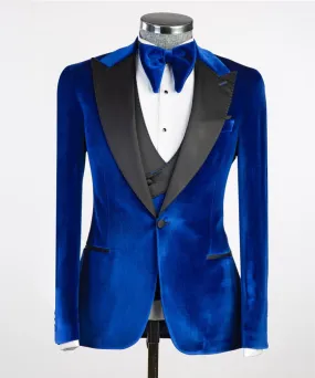 Men's Classic Velvet Tuxedo Suit