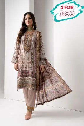 Munira Cambric 3 Piece Suit MUN507