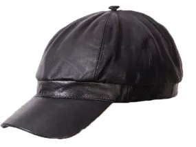 RL Leather Baseball Cap