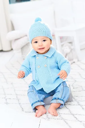 Stylecraft - Baby Jacket & Hat in Bambino DK - Knitting Pattern 9980