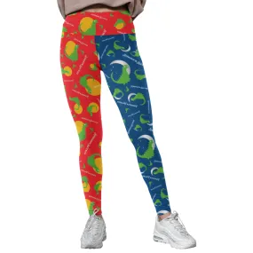 Unisex Leggings | Be Roarsome Mixed