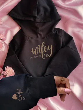 WIFEY HOODIE - BLACK